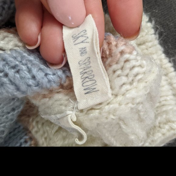 Striped Sky & Sparrow Sweater - Picture 3 of 3